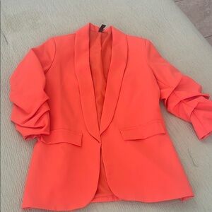 Women's Orange Blazer